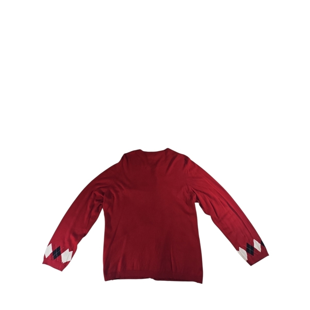 Charter Club Red Argyle Button Down Shirt - Picture 3 of 4